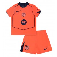 Stroje piłkarskie Barcelona Koszulka Trzeciej dla dzieci 2025-26 Krótki Rękaw (+ szorty)